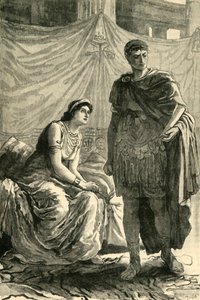オクタヴィアンとクレオパトラの間のインタビュー、1890。 作： Unbekannt