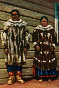 米国北部、アラスカ出身のイヌイット人、c1928。 作： Unbekannt