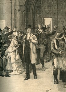 マルグレイヴス卿の進行中に解放されたアイルランドの囚人、1836年c1890年。 作： Unbekannt