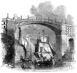 サンダーランドの鉄橋、1886 作： Unbekannt