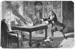 アイザックニュートン、イギリスの科学者および数学者、1874 作： Unbekannt