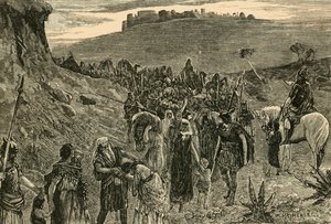 イスラエル人がキャピティビティに入る、1890。 作： Unbekannt