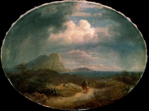 19世紀初頭のイタリアの風景 作： Unbekannt