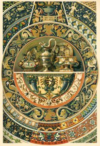 イタリアのルネサンス様式の陶器、1898 年。 作： Unbekannt