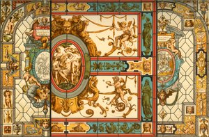 イタリア ルネッサンスのステンド グラス、1898 年。 作： Unbekannt