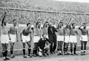 ベルリンオリンピック、1936年のイタリア代表サッカーチーム 作： Unbekannt