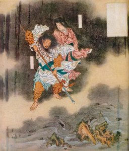 イザナギとイザナミが日本を出産、c1870、1925 作： Unbekannt