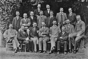 JJトムソン、イギリスの核物理学者、1898年 作： Unbekannt