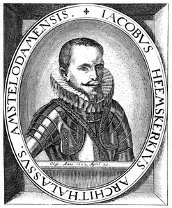 ジェイコブファンヘームスケルク、オランダ海軍将校兼探検家、c1595 作： Unbekannt