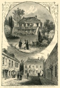 ジャマイカハウス、1826年、1878年。 作： Unbekannt