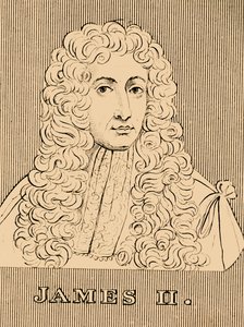 ジェームズ2世、1633-1701、1830年。 作： Unbekannt