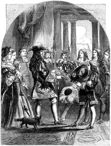 ジェームズ2世、1689年フランスのルイ14世を辞任 作： Unbekannt
