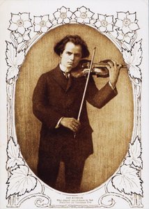 1912年、1912年、サンフランシスコのクリスマスイブに演奏するJan Kubelik 作： Unbekannt