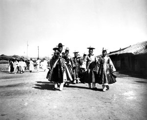 日本の当局、韓国、1900 作： Unbekannt