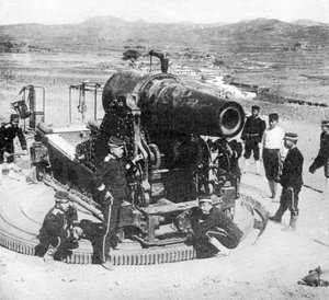 日本の包囲銃、日露戦争、1904-5