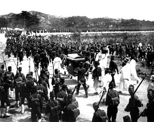 日本軍、韓国、1900 作： Unbekannt