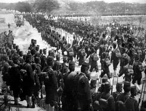 日本軍、韓国、1900 作： Unbekannt