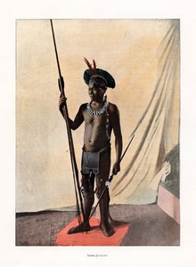 武器を備えたジャウアピリインド人、ブラジル、19世紀 作： Unbekannt