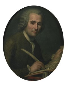 ジャン=ジャック・ルソー1712-1778楽譜を書く 作： Unbekannt