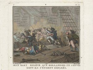 1694年6月29日、1789年のテクセルの戦いにおけるジャンバート 作： Unbekannt