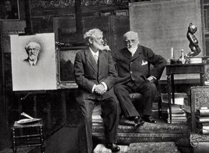 フランスの詩人、劇作家、小説家、ジャンリシュパン、フランス人アーティスト、レオンボナ、1901 作： Unbekannt