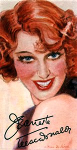 ジャネットマクドナルド、1903-1965年、歌手、女優、20世紀 作： Unbekannt