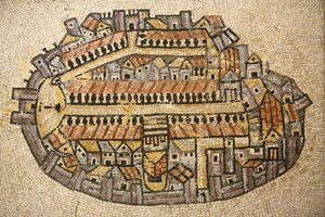 エルサレム神殿のモザイク（イスラエル・エルサレム 作： Unbekannt
