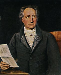 ヨハン・ヴォルフガング・フォン・ゲーテ1749-1832。 -JK Stielerによる絵画、1934年。 作： Unbekannt