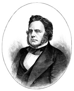 ジョン・ブライト、ブリティッシュ・ラジカルおよびリベラル政治家、1857年、c1888