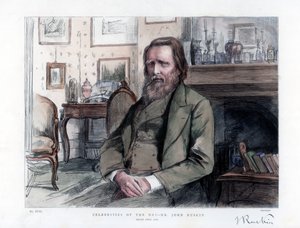 ジョンラスキン1819〜1900年、イギリスの評論家、作家、詩人、芸術家、1886年 作： Unbekannt