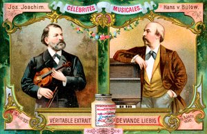 ジョセフヨアヒムとハンスフォンブロウ、c1900 作： Unbekannt