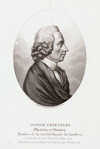 ジョセフ・プリーストリー（イギリス・アメリカの神学者、化学者）1780年頃 作： Unbekannt