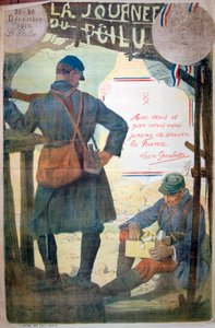 毛深い日1915年12月25日と26日、フランス第一次世界大戦のポスター、1915年 作： Unbekannt