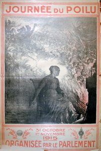毛深い日、1915年10月31日-11月1日、フランス第一次世界大戦のポスター、1915 作： Unbekannt