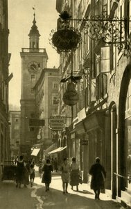 Judengasse、ザルツブルク、オーストリア、c1935。 作： Unbekannt