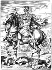 ジュリアスシーザー、ローマの将軍と政治家、紀元前1世紀1882-1884 作： Unbekannt