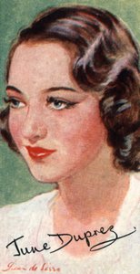 ジュプレデュプレ、1918〜1984年、イギリスの映画女優、20世紀 作： Unbekannt
