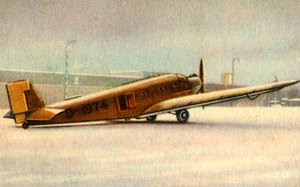 ユンカースJu 52機、1932年。 作： Unbekannt