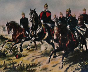 カイザーヴィルヘルムI 1797-1888とパラディンをリードします。 -カンプハウゼンによる絵画、1934年。 作： Unbekannt