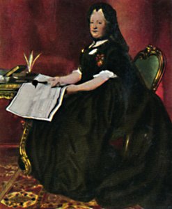 皇后マリアテレスティア1717-1780。 -マロンによる絵画、1934年。 作： Unbekannt