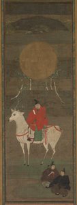 春日曼荼羅、14世紀。
