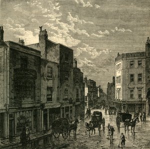ケンジントンハイストリート、1860年、c1876。
