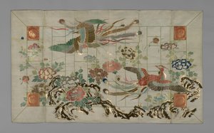 けさ、日本、明治時代 1868-1912 年、19 世紀後半。 作： Unbekannt