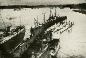 キールハーバー、1919年。