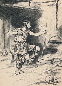 アルフレッド王はケーキ、c1907を忘れる 作： Unbekannt