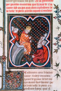 ナバラのチャールズ王の説教、1375-1379 作： Unbekannt