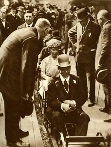 キングジョージVとクイーンメアリー...ブリティッシュエンパイア展、ウェンブリー、ロンドン、1925年、1935年。 作： Unbekannt