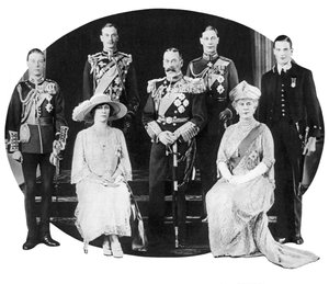 ジョージV王とその家族、c1930年代