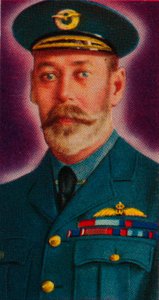 王室空軍の首長の制服を着たジョージ5世、1935年 作： Unbekannt