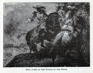 ボインの戦いでのジェームズ王、1882年 作： Unbekannt